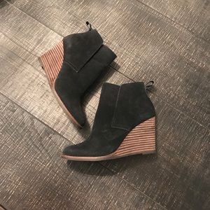 jazley wedge bootie lucky brand